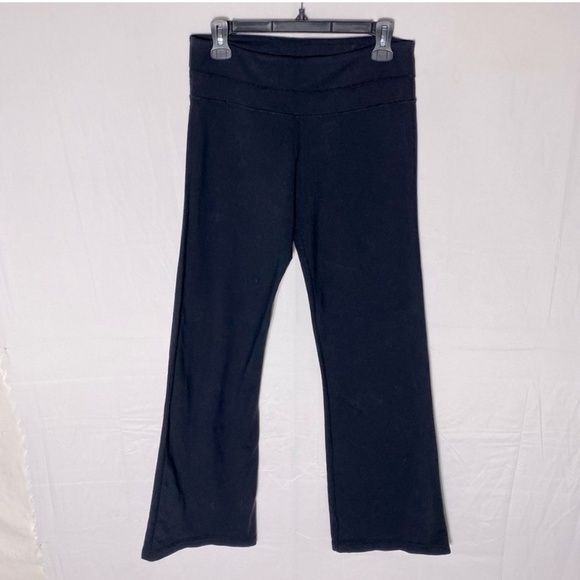 lululemon athletica Pants - Lululemon Black Wide Leg Yoga Pants M